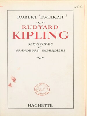 cover image of Rudyard Kipling